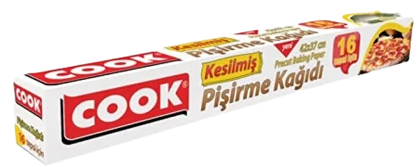PİŞİRME KAĞIDI KESİLMİŞ COOK 16LI