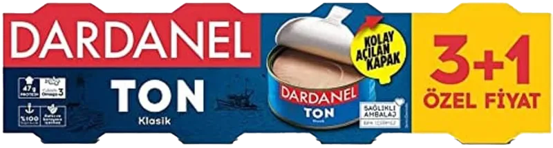TON BALIĞI KLASİK 4LÜ*75G DARDANEL