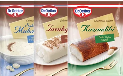 TOZ TATLI SÜTLÜ 155G DR.OETKER Çeşitleri