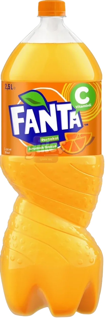 GAZLI PET 2.5L FANTA PORTAKAL