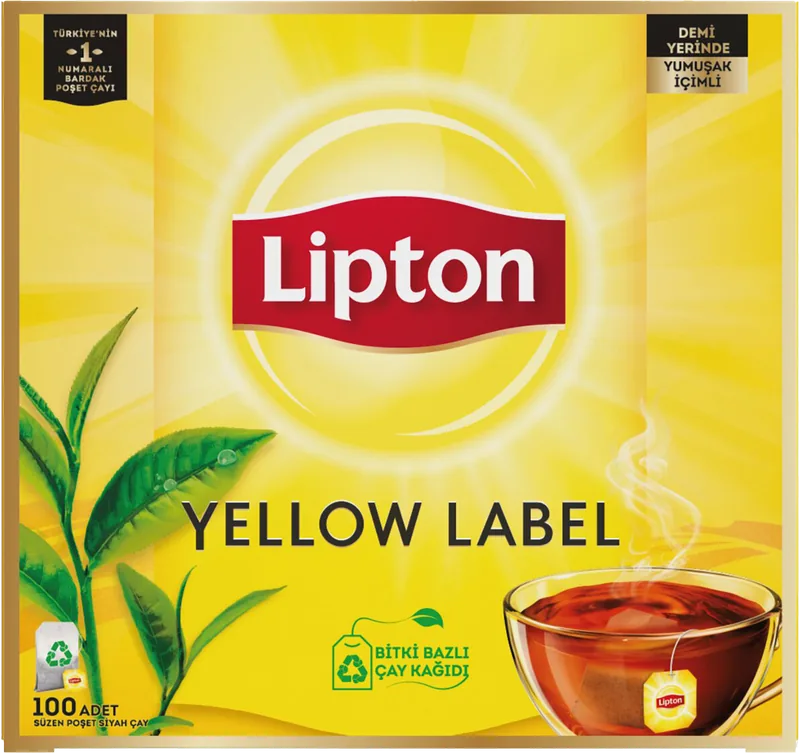 BARDAK ÇAY 100LÜ LİPTON 200G YELLOW