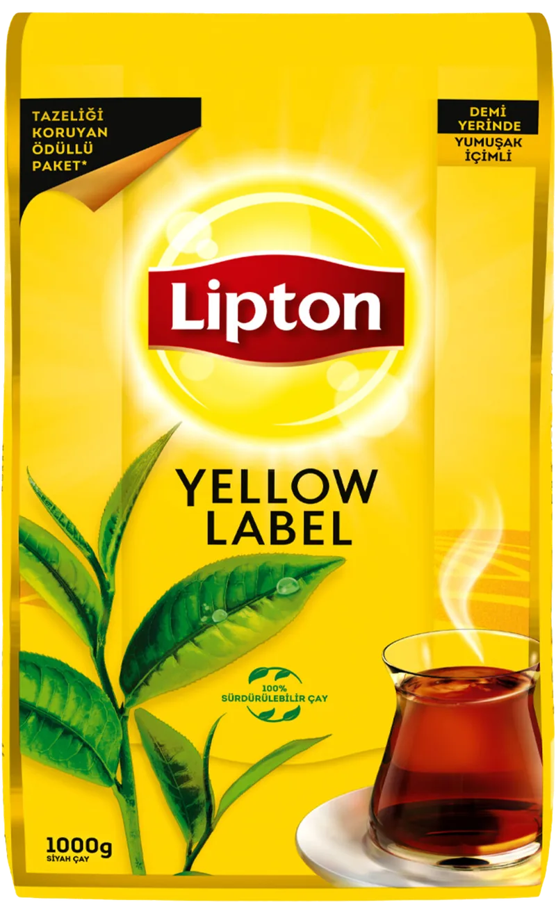 SİYAH ÇAY 1KG LİPTON YELLOW