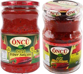 BİBER SALÇASI 700G ÖNCÜ CAM ÇEŞİTLERİ