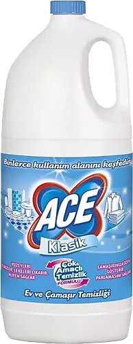ÇAMAŞIR SUYU KLASİK 4L ACE SADE