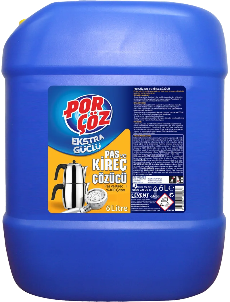 KİREÇ SÖKÜCÜ 4L PET PORÇÖZ