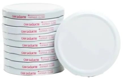 KAVANOZ KAPAĞI BEYAZ 82MM