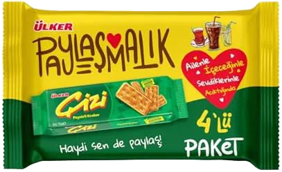 KRAKER SADE 280G ÜLKER ÇİZİ 4LÜ PK.