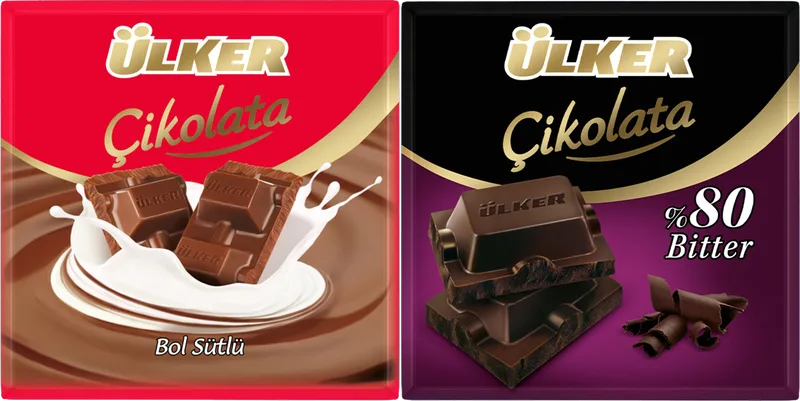 KARE ÇİKOLATA 60G ÜLKER Çeşitleri