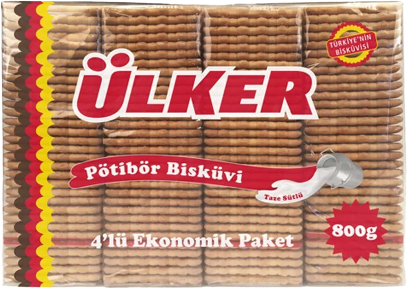 BİSKÜVİ PÖTİBÖR 800G ÜLKER 4LÜ