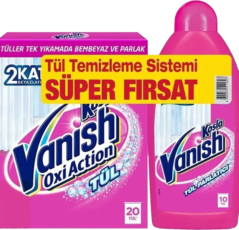 TÜL PERDE SET 450+450ML VANİSH