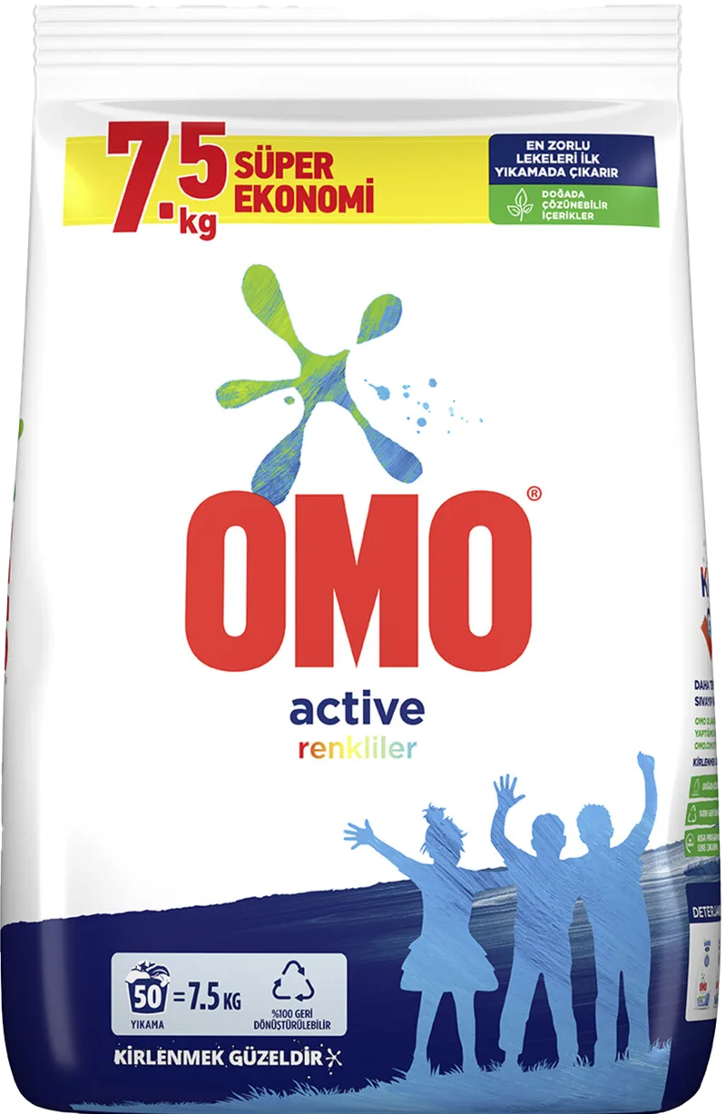 TOZ DETERJAN 7.5KG OMO ÇEŞİTLERİ