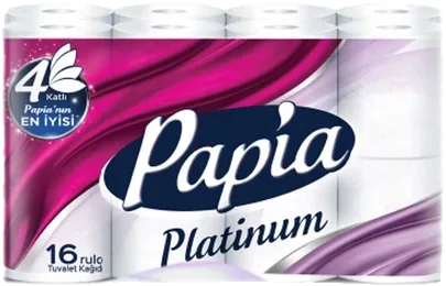 TUVALET KAĞIDI 16LI PAPİA 4Kat