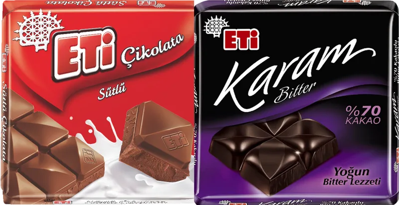 KARE ÇİKOLATA 60G ETİ SÜTLÜ Çeşitleri