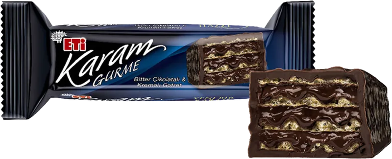 ÇİKOLATALI GOFRET 50G ETİ KARAM GURME