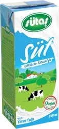 UHT SÜT 200ML %1.5 YAĞLI SÜTAŞ