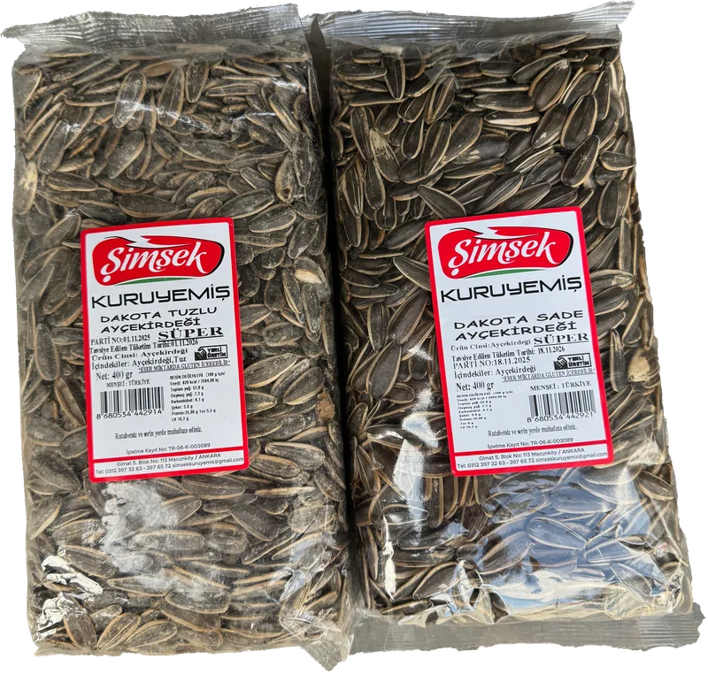 ŞİMŞEK ÇEKİRDEK 400G Çeşitleri