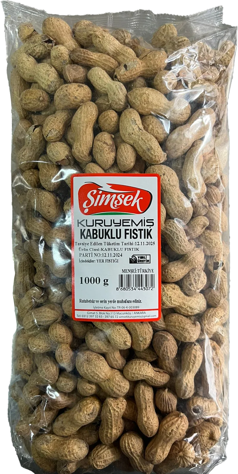 ŞİMŞEK KABUKLU FISTIK 500G