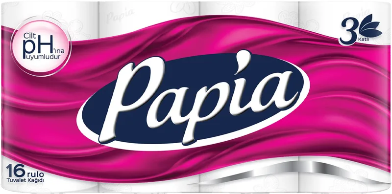 TUVALET KAĞIDI 16LI PAPİA 3Kat
