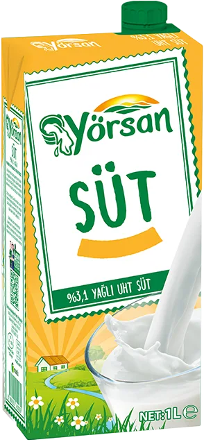 UHT SÜT 1L %3 YAĞLI YÖRSAN