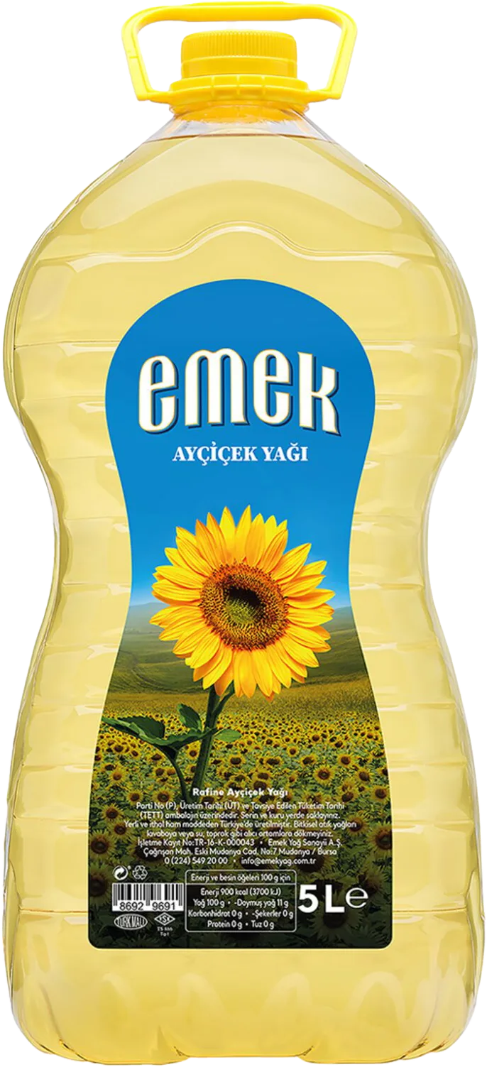 AYÇİÇEK YAĞI PET 5L EMEK EKO.