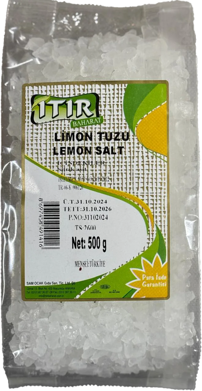 LİMON TUZU 500G ITIR