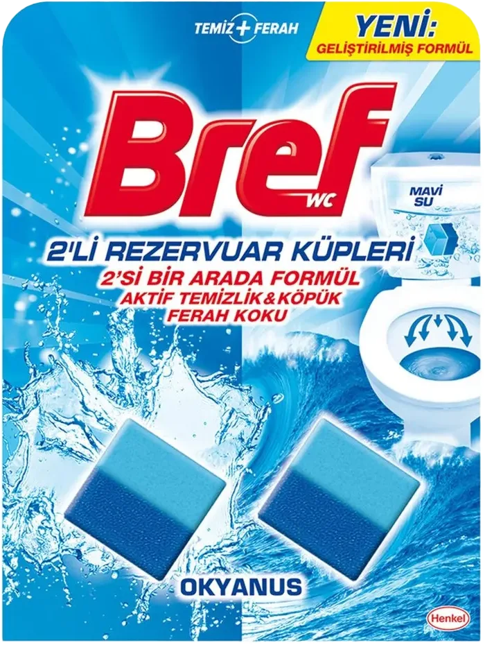 WC KOKU GİDERİCİ BLOK 100G BREF 2Lİ