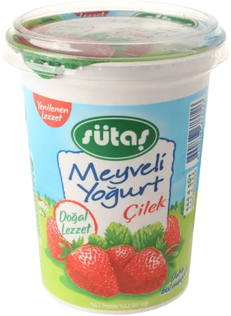 SÜTAŞ MEYVELİ YOĞURT 500G Çeşitleri
