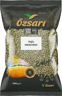 YEŞİL MERCİMEK 1KG ÖZSARI