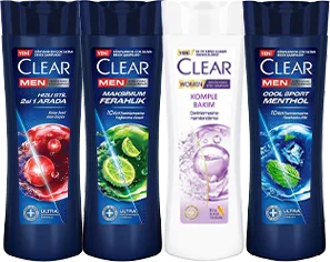ŞAMPUAN 350ML CLEAR Çeşitleri