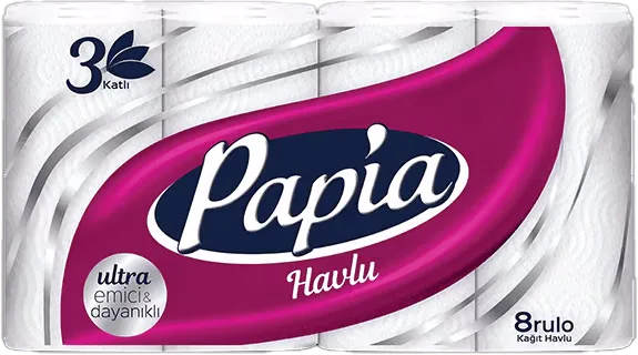 KAĞIT HAVLU 8Lİ PAPİA
