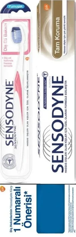 DİŞ MACUNU SET 2Lİ MACUN+FIRÇA SENSODYNE T.KORUMA