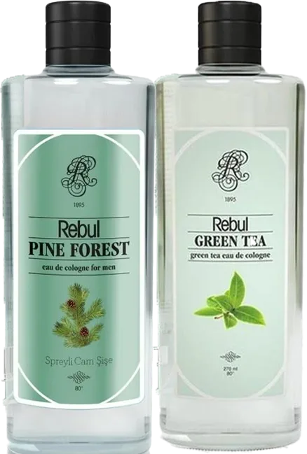 PARFÜMLÜ KOLONYA 250ML CAM REBUL GREEN-LİM.-PİNE