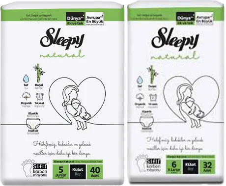 BEBEK BEZİ SLEEPY JUMBO 64-52-40-32Lİ ÇEŞİTLERİ