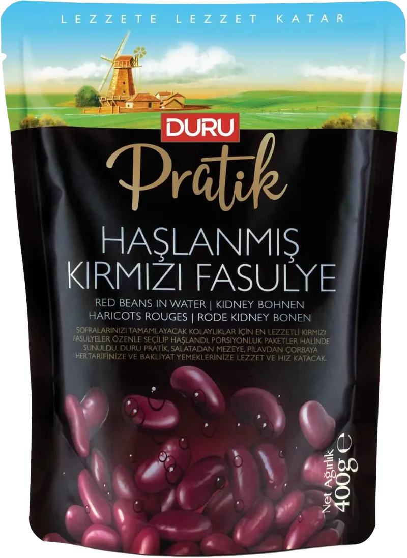 PRATİK HAŞLANMIŞ 400G DURU KIRMIZI FASULYE