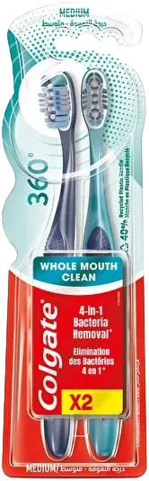 DİŞ FIRÇASI LÜX 2Lİ COLGATE 360 FRESH