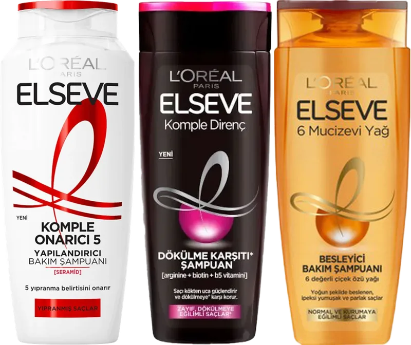 ŞAMPUAN 300ML ELSEVE Çeşitleri