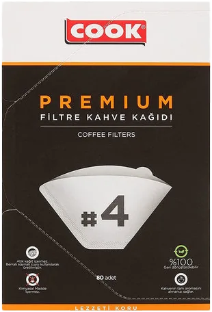 FİLTRE KAHVE KAĞIDI 4NO COOK 80Lİ