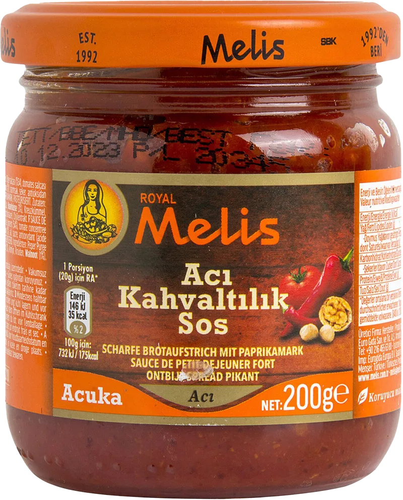 KAHVALTILIK SOS 200G MELİS ACI SOS
