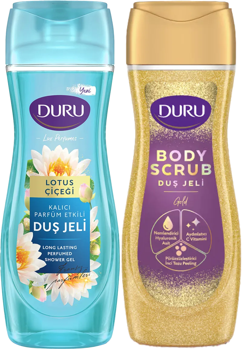 DUŞ JELİ LÜX 450ML DURU LOTUS - GOLD SCRUB