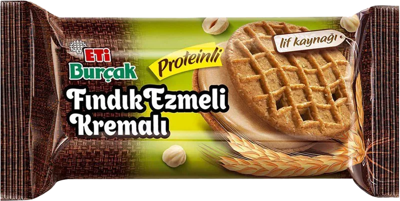 KREMALI BİSK.158G ETİ BURÇAK FINDIK EZMELİ
