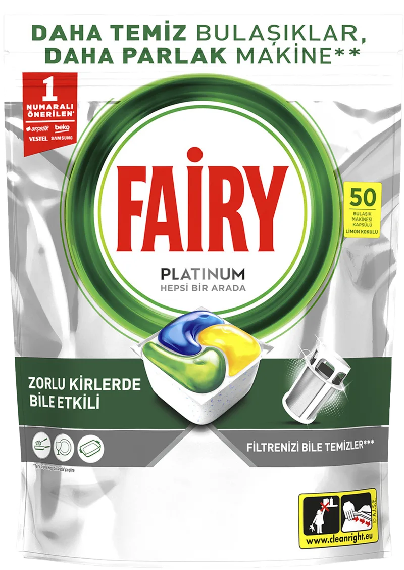 TABLET BUL.DETERJANI PLATİNİUM 50Lİ FAİRY