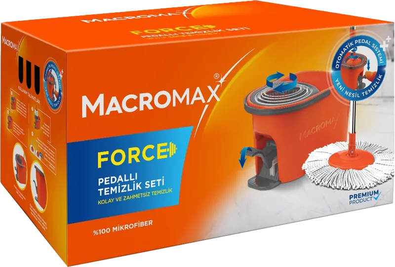 TEMİZLİK SETİ PEDALLI MACROMAX FORCE