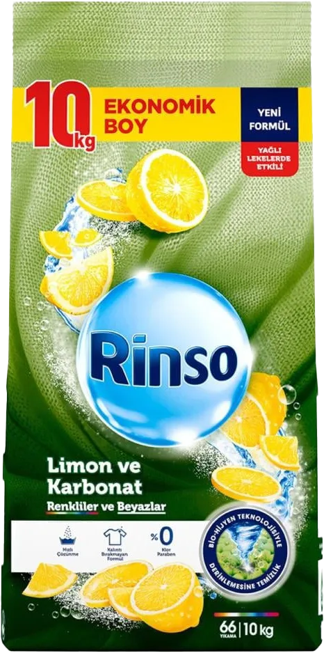 TOZ DETERJAN 10KG RİNSO ÇEŞİTLERİ