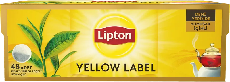 DEMLİK ÇAY 48Lİ LİPTON 153G YELLOW