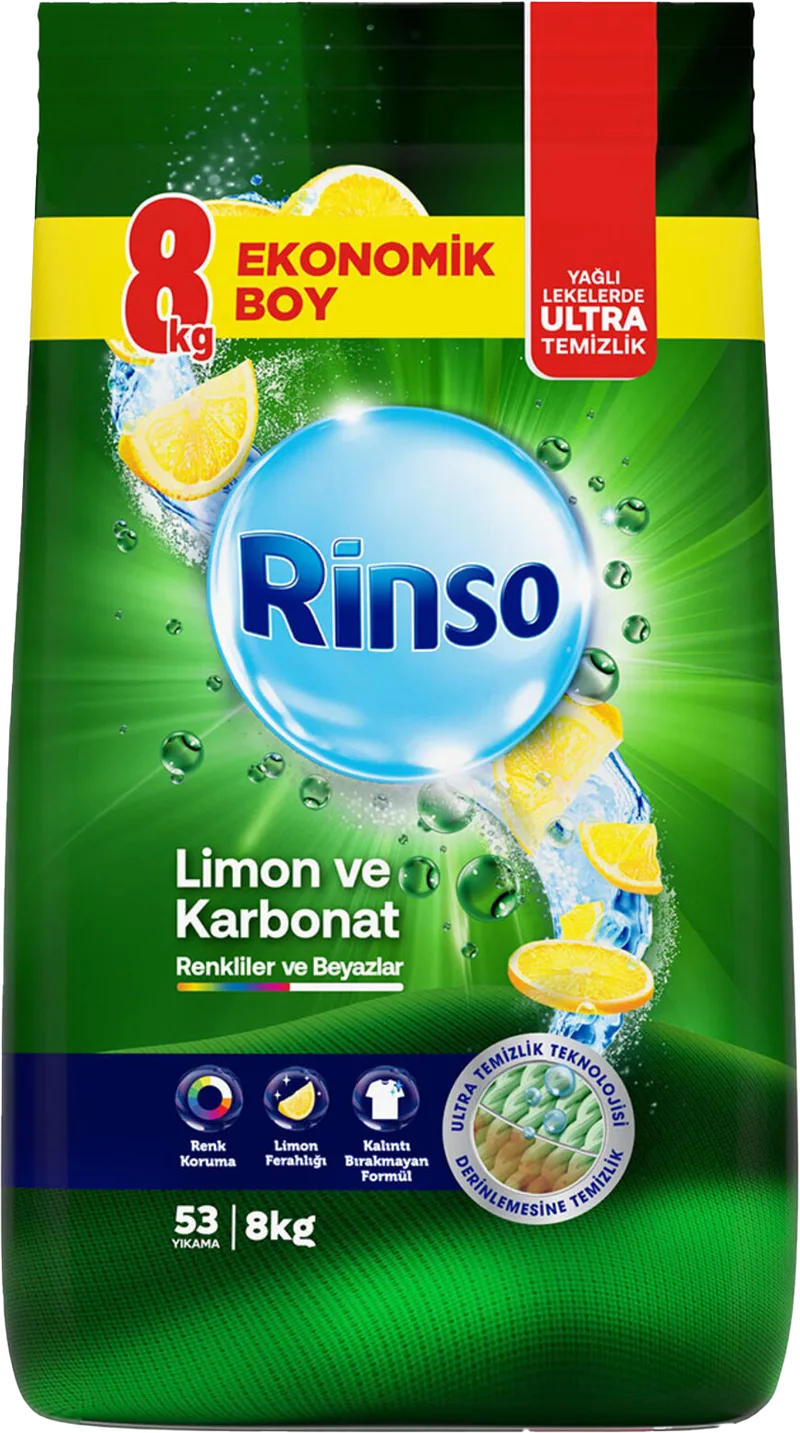 TOZ DETERJAN 8KG RİNSO ÇEŞİTLERİ