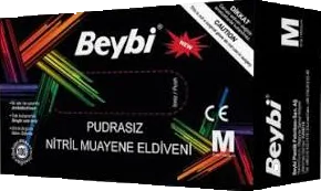 NİTRİL PUDRASİZ ELDİVEN BEYBİ 100LU Çeşitleri