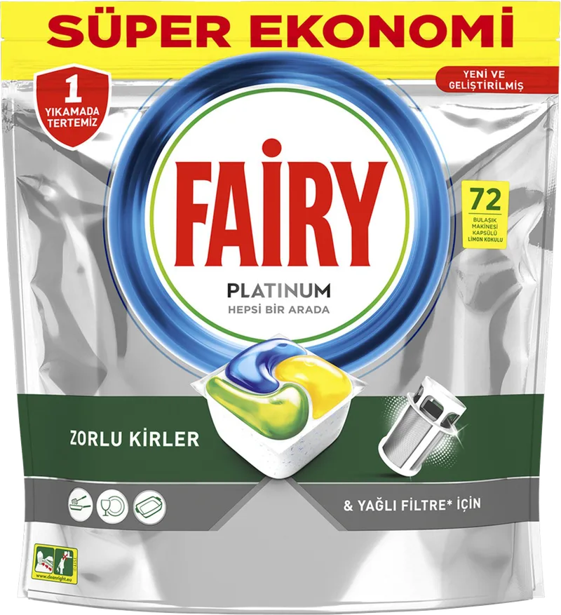 TABLET BUL.DETERJANI PLATİNİUM 72Lİ FAİRY