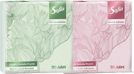 DESENLİ PEÇETE 30LU SOFİA