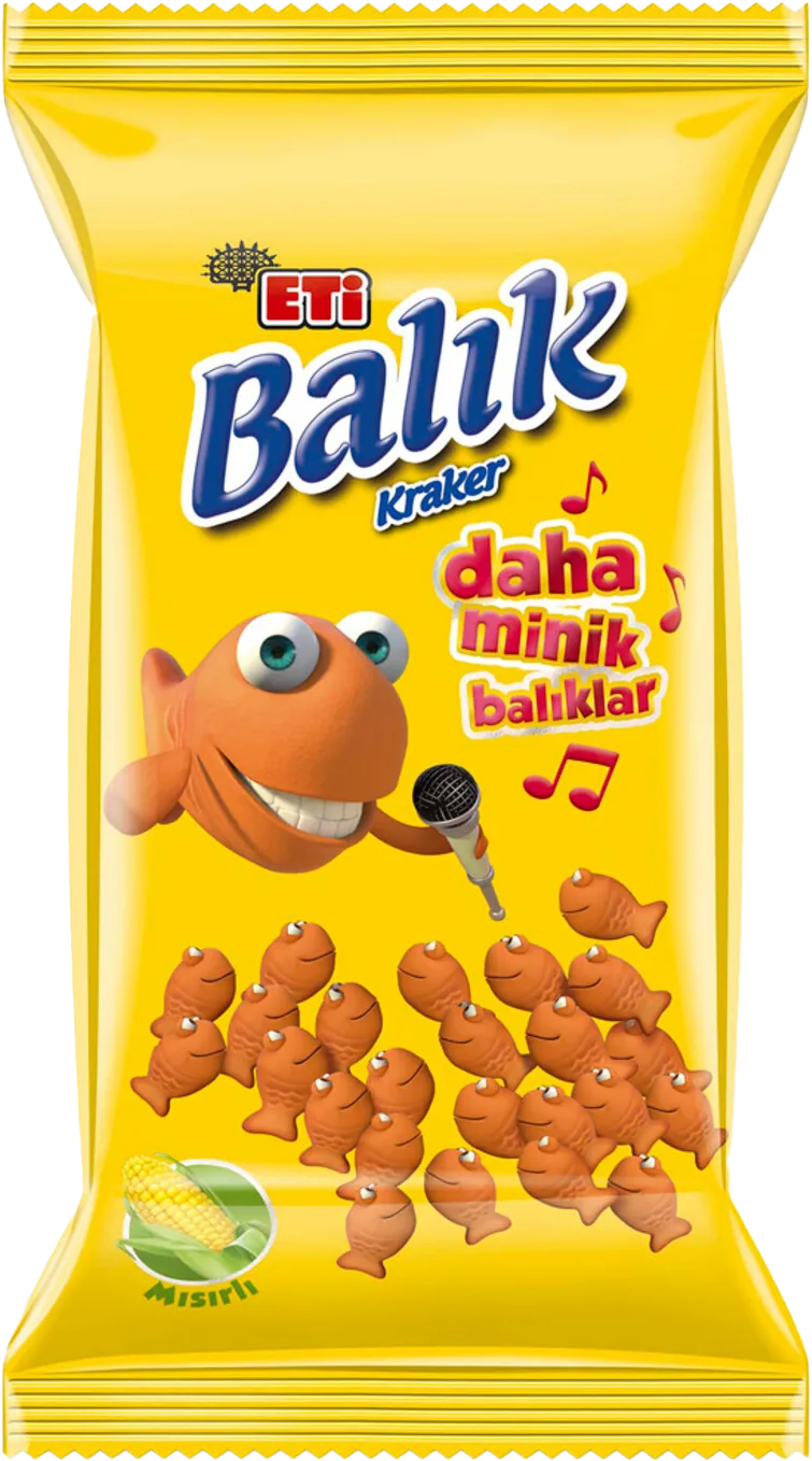 FİGÜRLÜ KRAKER 70G ETİ BALIK MISIRLI