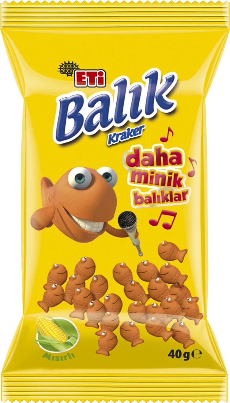 FİGÜRLÜ KRAKER 40G ETİ BALIK MISIRLI
